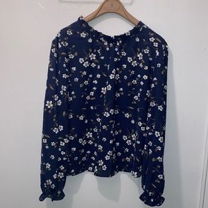 NWOT floral top